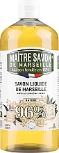 Naturalne mydło marsylskie w płynie - Maitre Savon De Marseille Savon Liquide De Marseille Nature Liquid Soap — Zdjęcie N3