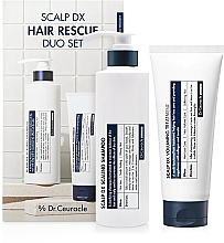 Zestaw - Dr.Ceuracle Scalp DX Hair Rescue Duo Set (shmp/500ml + treatment/200ml) — Zdjęcie N1