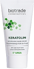 Krem do rąk z 5% mocznikiem dla intensywnego nawilżenia i odżywienia - Biotrade Keratolin Hands Cream — Zdjęcie N1