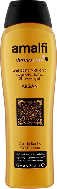 Żel pod prysznic i do kąpieli z olejkiem arganowym - Amalfi Skin Gel Argan Shower Gel — Zdjęcie N1