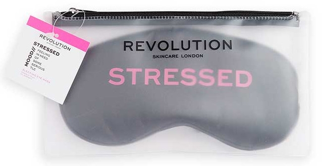 Maska do spania na oczy - Revolution Skincare Stressed Mood Calming Sleeping Eye Mask — Zdjęcie N1