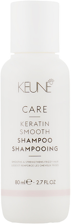 Wygładzający szampon do włosów z keratyną - Keune Care Keratin Smooth Shampoo Travel Size — Zdjęcie N1