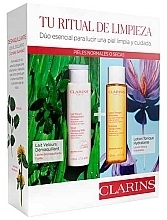 Kup Zestaw - Clarins Duo Cleansing Normal and Dry Skin (f/milk/200ml + f/lot/200ml)