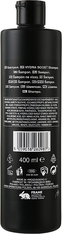 Szampon do włosów i skóry głowy Super Hydration - Avon Advance Techniques Hydra Boost Shampoo — Zdjęcie N2