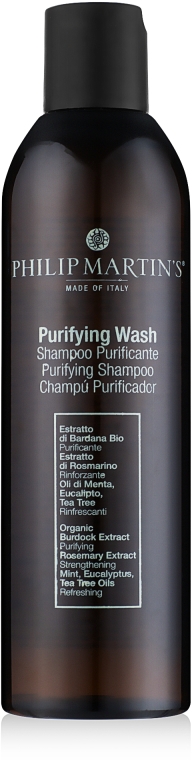 Oczyszczający szampon do włosów dla mężczyzn - Philip Martin's Purifying Shampoo