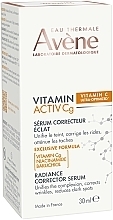 Serum rozjaśniające przebarwienia - Avene Eau Thermale Vitamin Activ Cg Radiance Corrector Serum — Zdjęcie N3