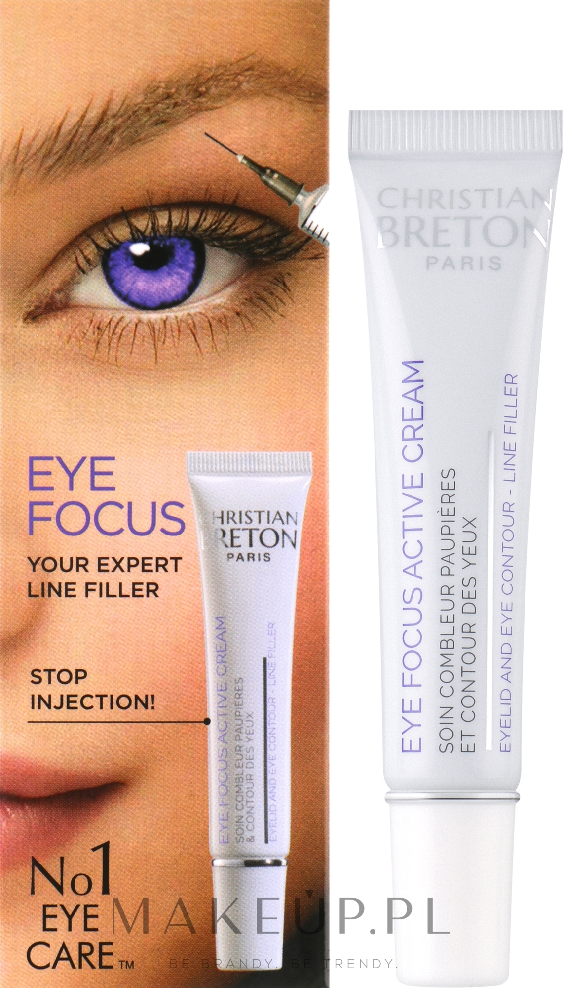 Aktywny krem pod oczy - Christian Breton Eye Priority Focus Eye Active Cream — Zdjęcie 10 ml