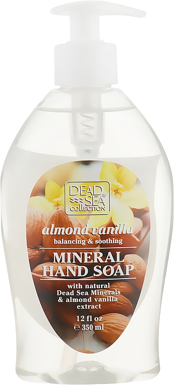 Mydło w płynie do rąk z minerałami z Morza Martwego i olejkiem migdałowym - Dead Sea Collection Almond Vanila&Dead Sea Minerals Hand Soap — Zdjęcie N1