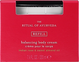 Kup Odżywczy krem do ciała - Rituals The Ritual of Ayurveda Balancing Body Cream Refill (uzupełnienie)	