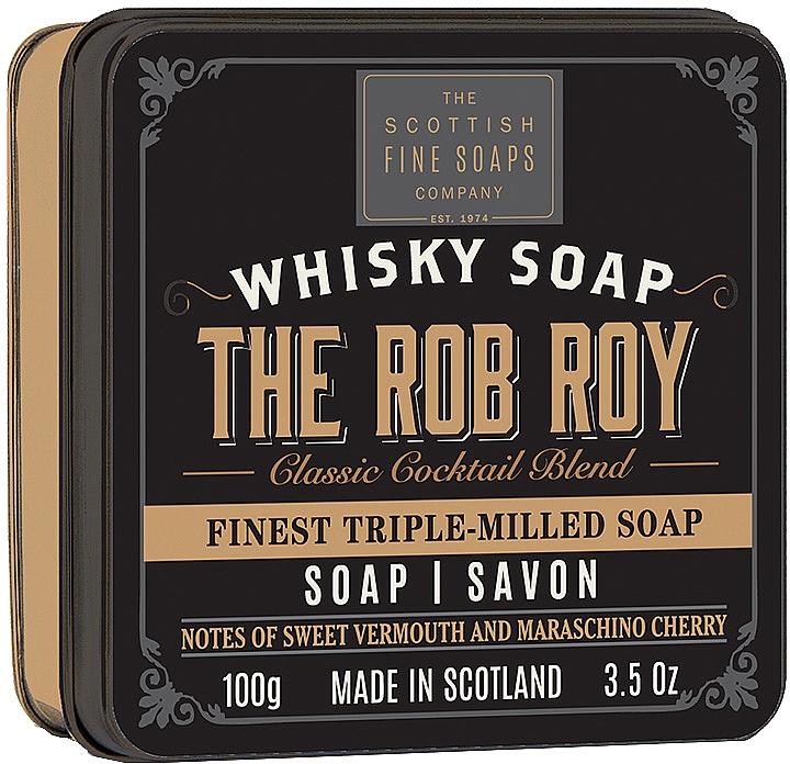 Mydło do ciała w metalowej puszcze - Scottish Fine Soaps The Rob Roy Sports Soap In A Tin — Zdjęcie N1