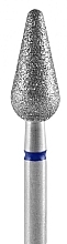 Frez diamentowy Gruszka, niebieski, średnica 5 mm, część robocza 12 mm - Staleks Pro — Zdjęcie N1