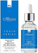 Serum do twarzy - Skin Chemists Youth Series Marulua Oil 4%, Q10 1%, Rosehip Oil 4% Dry Skin Serum — Zdjęcie N3