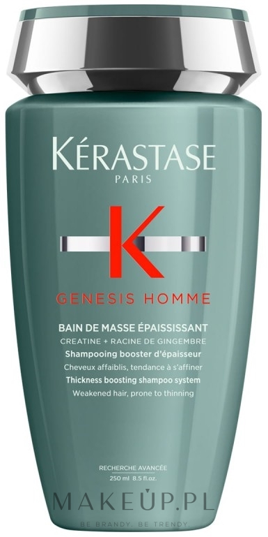 Szampon zwiększający objętość włosów dla mężczyzn - Kérastase Genesis Homme Bain de Masse Epaississant — Zdjęcie 250 ml