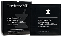 Dwuetapowa maseczka do twarzy - Perricone Cold Plasma Plus+ Concentrated Sheet Mask  — Zdjęcie N1