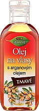 Olej do ciemnych włosów - Bione Cosmetics Keratin + Argan Oil — Zdjęcie N1