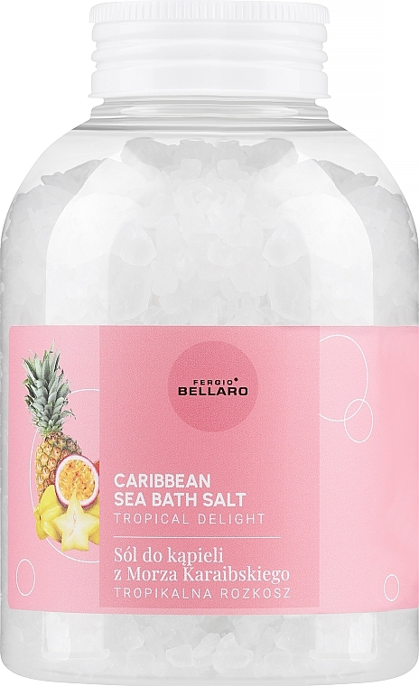 Sól do kąpieli Tropikalna rozkosz - Fergio Bellaro Caribbean Sea Bath Salt Tropical Delight — Zdjęcie N1