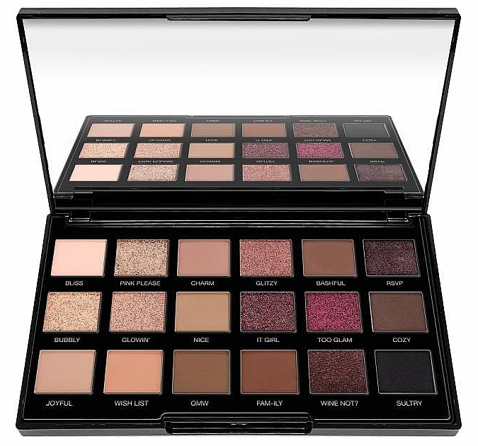 Paleta cieni do powiek - L.A. Girl 18 Color Eyeshadow Palette  — Zdjęcie N1