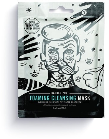 Zestaw masek dla mężczyzn - BeautyPro BarberPro Skin Revival Kit (mask/1 + mask/2 + mask/18ml + mask/1) — Zdjęcie N4