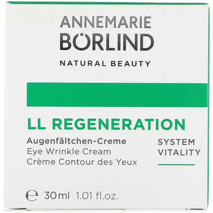 Przeciwzmarszczkowy krem pod oczy - Annemarie Borlind LL Regeneration Eye Wrinkle Cream — Zdjęcie N1