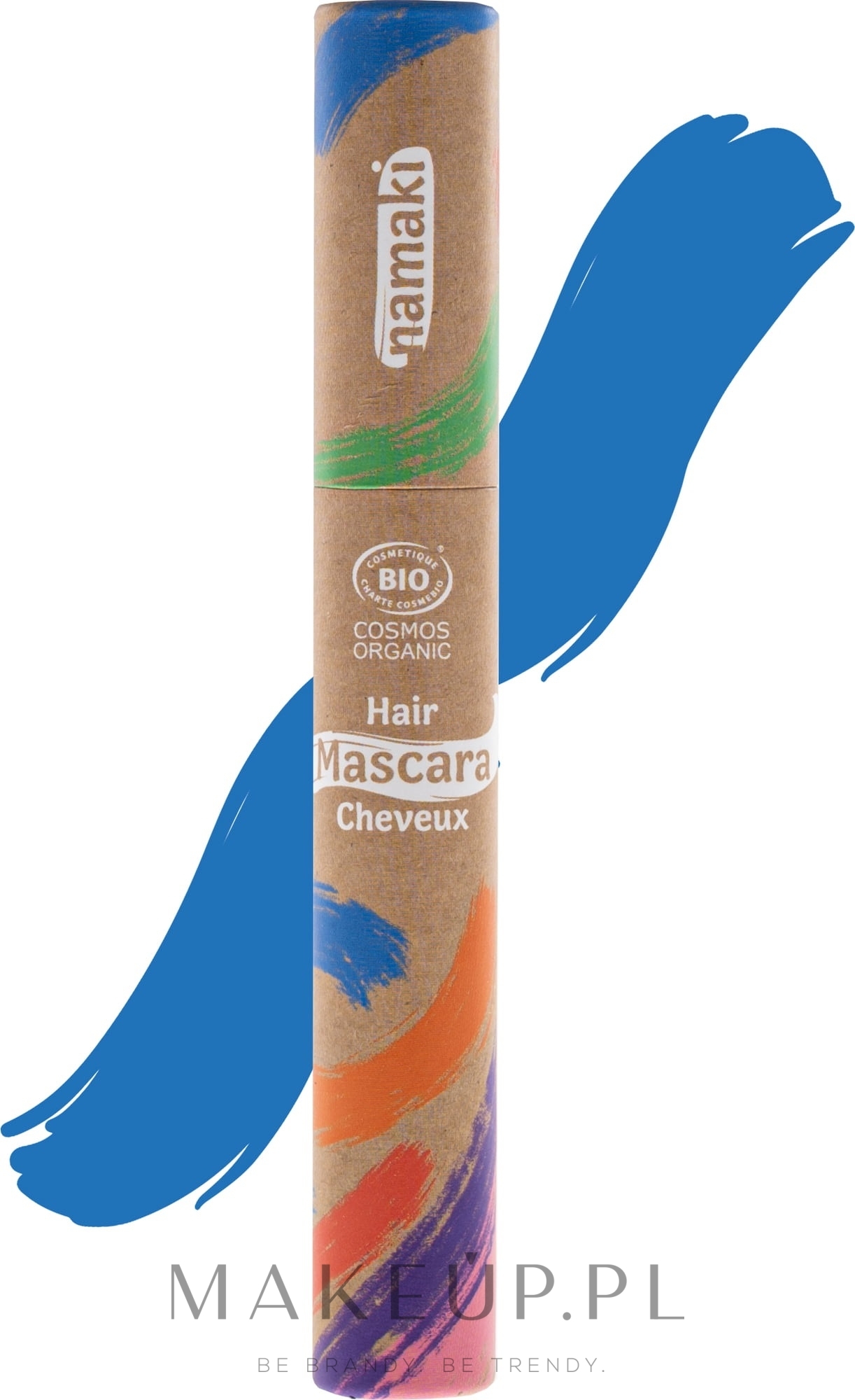 Tusz do włosów dla dzieci - Namaki Hair Mascara Kraft Box — Zdjęcie Blue