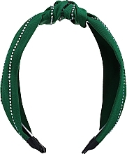 Kup Opaska do włosów, FA-5729, zielona z cyrkoniami - Donegal