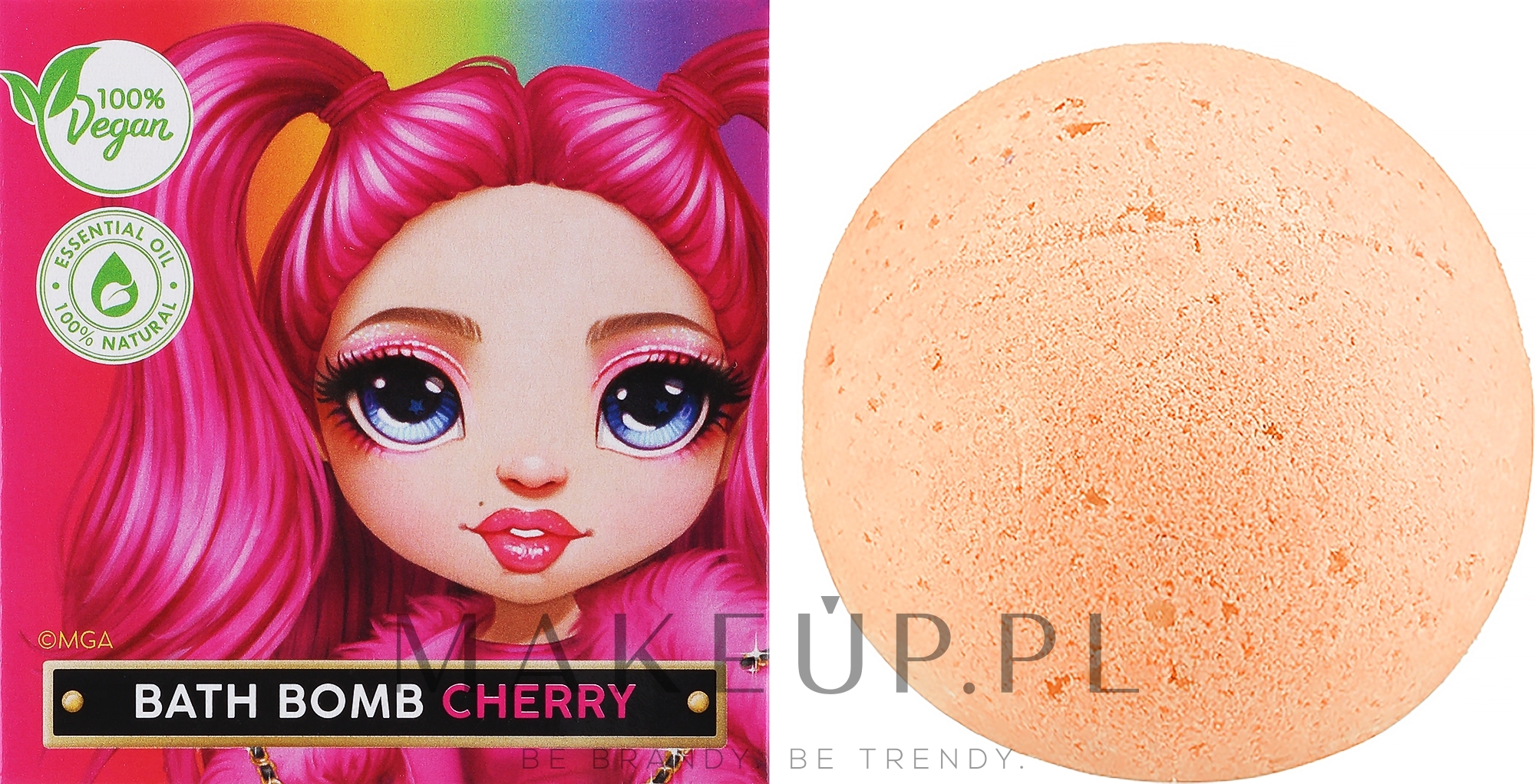 Kula do kąpieli Wiśnia - Bi-es Rainbow Bath Bomb Cherry  — Zdjęcie 165 g