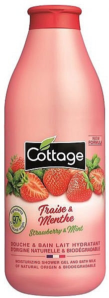 Żel pod prysznic - Cottage Strawberry&Mint Shower Gel — Zdjęcie N1