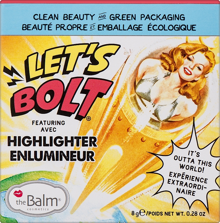 Rozświetlacz do twarzy - theBalm Let's Bolt Highlighter  — Zdjęcie N2
