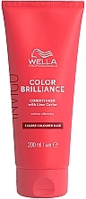 WYPRZEDAŻ Odżywka wzmacniająca kolor grubych włosów farbowanych - Wella Professionals Invigo Colour Brilliance Coarse Conditioner * — Zdjęcie N1