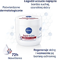 Krem nawilżająco-regenerujący do ciała - NIVEA Repair & Care 12% Glycerin + Vitamin E Cream — Zdjęcie N7