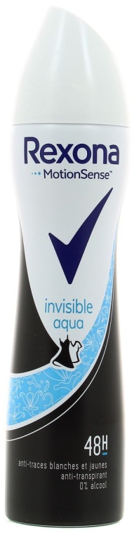 Antyperspirant w sprayu - Rexona MotionSense Invisible Aqua Anti-Perspirant Spray 48H — Zdjęcie N3
