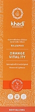 Kup szampon nadający włosom sprężystości - Khadi Shampoo Orange Vitality