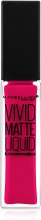 Błyszczyk do ust - Maybelline New York Color Sensational Vivid Matte Liquid — Zdjęcie N1