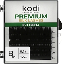 Kup Sztuczne rzęsy Butterfly Green B 0.10 (6 rzędów: 12 mm) - Kodi Professional 