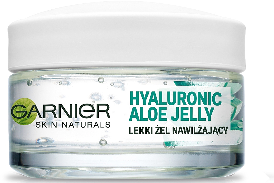 Lekki żel-krem nawilżający do twarzy z kwasem hialuronowym i ekstraktem z aloesu - Garnier Skin Naturals Hyaluronic Aloe Jelly