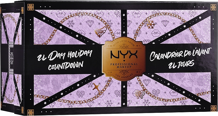 PRZECENA! Kalendarz adwentowy - NYX Professional Makeup Advent Calendar 24 Day Holiday Countdown * — Zdjęcie N1