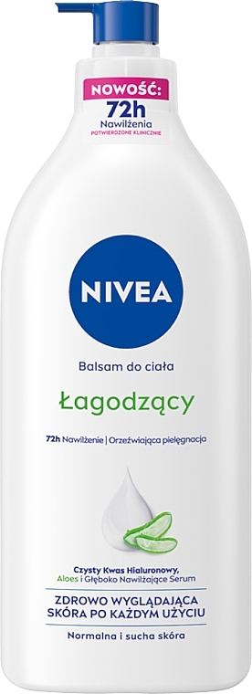 Łagodzący balsam do ciała z pompką - NIVEA Aloe Hydration Body Lotion — Zdjęcie N1