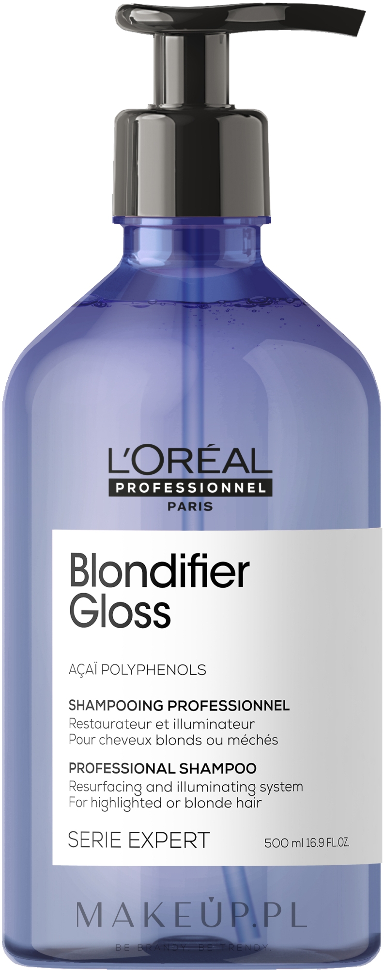 Regenerujący szampon chroniący blask włosów - L'Oreal Professionnel Serie Expert Blondifier Gloss Shampoo — Zdjęcie 500 ml NEW
