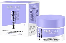 Synbiotyczny krem-koncentrat do twarzy na noc - SheCare Total Revital Solution — Zdjęcie N1