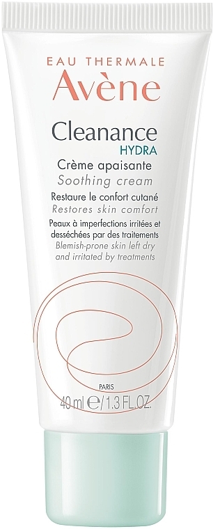 Łagodzący krem do skóry po kuracjach przeciwtrądzikowych - Avene Cleanance Hydra Soothing Cream