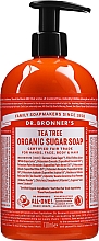 Mydło w płynie Drzewo herbaciane - Dr Bronner’s Organic Sugar Soap Tea Tree — Zdjęcie N3