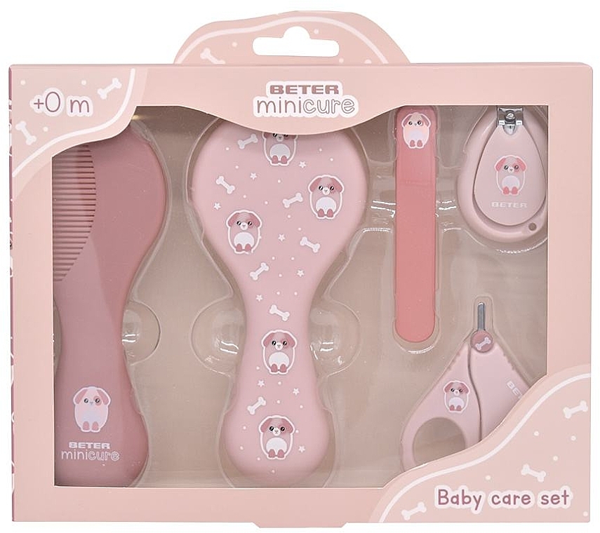 PRZECENA! Zestaw do pielęgnacji niemowląt, od urodzenia - Beter Baby Care Set Minicure Puppy * — Zdjęcie N1