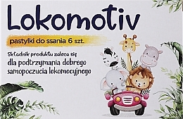Suplement diety na chorobę lokomocyjną w tabletkach do ssania - Aflofarm Lokomotiv — Zdjęcie N1