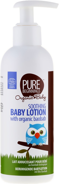 Kojący balsam do ciała dla dzieci z organicznym baobabem - Pure Beginnings Organic Baby Soothing Baby Lotion — Zdjęcie N1