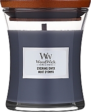 Świeca zapachowa w szkle - WoodWick Hourglass Candle Evening Onyx  — Zdjęcie N1