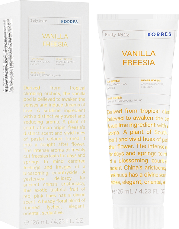 Mleczko do ciała Wanilia i frezja - Korres Body Milk Vanilla Freesia — Zdjęcie N1