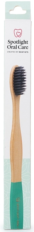 Szczoteczka bambusowa, zielona - Spotlight Oral Care Jade Bamboo Toothbrush — Zdjęcie N1