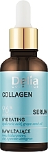 Serum nawilżające do twarzy z kwasem hialuronowym i olejem z pestek winogron - Delia Collagen Serum — Zdjęcie N1