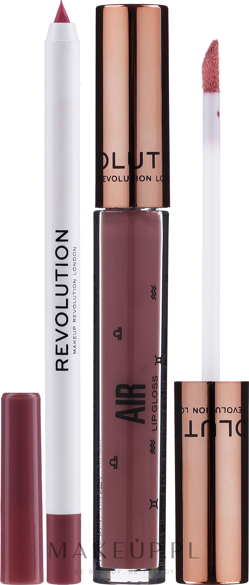 Zestaw do ust - Makeup Revolution Fantasy Lip Kit (ip/gloss/3ml + lip/liner/1g)  — Zdjęcie Air