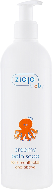 Hipoalergiczne kremowe mydło dla dzieci - Ziaja Ziajka Creamy Bath Soap — Zdjęcie N1